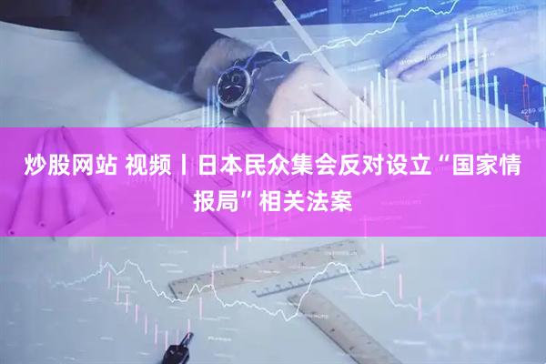 炒股网站 视频丨日本民众集会反对设立“国家情报局”相关法案